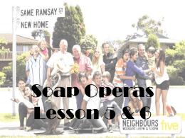 Soap Opera lesson 5 6