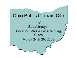 Ohio Public Domain Cite - Cleveland