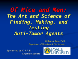 Of Mice and Men: The Art and Science of