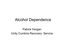 Alcohol-Dr-Horgan - School of Psychiatry
