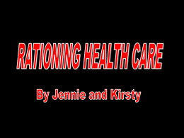 Rationing Health Care