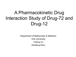 A Pharmacokinetic Drug Interaction Study of Drug-72 and Drug-12