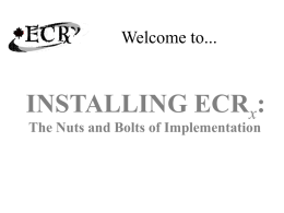 ECRx EDI Implementation