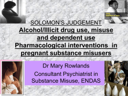 Solomons Judgement Dr M Rowlands 24th Jan 2014