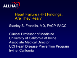 Heart Failure Findings: Are They Real?