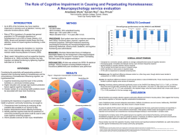 The Role of Cognitive Impairment in Causing and