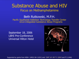 Substance Abuse and HIV - ATTC Addiction Technology Transfer