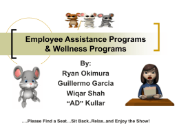 Employee Assistance Programs & Wellness Programs