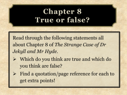 Chapter 8 True or False