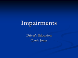 Impairments - Warren County Public Schools