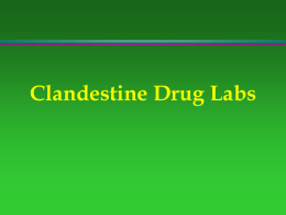 Clandestine Drug Labs
