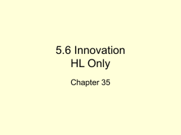5.6 Innovation - JoannePugsley