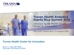 Truven Health Center for Innovation