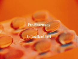 Pre-Pharmacy - Personal.kent.edu