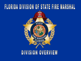 Slide 1 - Fire Marshals Archives