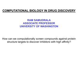 Computational biology in drug discovery