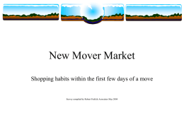 New Mover Market