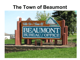 The Town of Beaumont - Black Gold School District