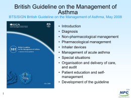 Key slides asthma treatment