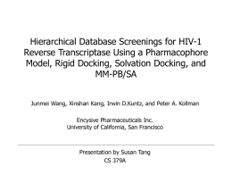 Hierarchical Database Screenings for HIV