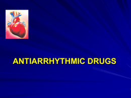 Antiarrhythmic drugs