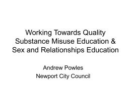 City of Newport - All Wales Sexual Health Network