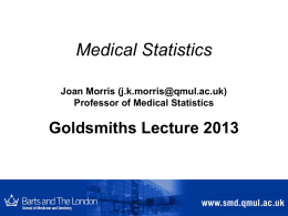 Goldsmiths lecture 2013 handouts