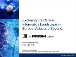 Exploring the Clinical Informatics Landscape in Europe, Asia, and