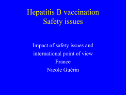 Présentation PowerPoint - Viral Hepatitis Prevention Board