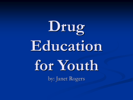 Drug Education for Youth
