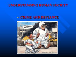Crime and Deviance - World of Teaching
