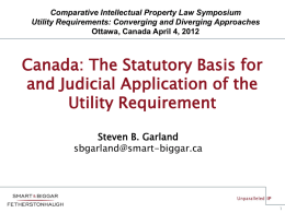 SBG April 3 2012 FINAL IP Law Symposium Utility
