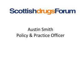 Slide 1 - Scottish Drugs Forum