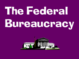 Problems with a bureaucracy