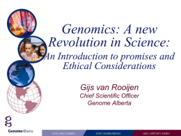 Genomics: A new Revolution in Science