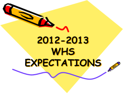 6th GRADE EXPECTATIONS - Windsor C