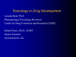 Toxicology in Drug Development