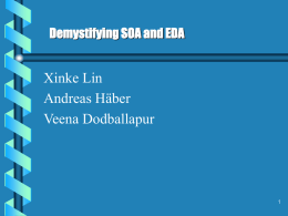 Demystifying SOA and EDA