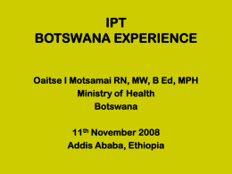 Motsamai IPT Ethiopia Nov 2008 []