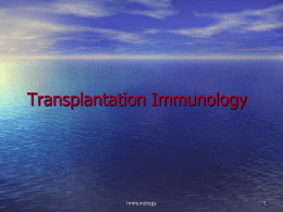 Great events in history of transplantation