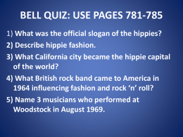 BELL QUIZ: USE PAGES 781-785