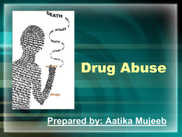 The Downward Spiral: Alcohol & Drug Abuse