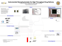 Nanophysiometer Michael Ackermann1 - Research