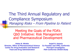 The Third Annual Regulatory and Compliance Symposium