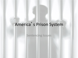 America`s Prison System