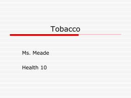 Tobacco - MeadeHealth10