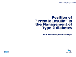 Premix Insulin