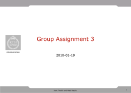 Group Assignment 3
