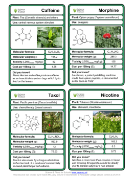 Homestidy Task 3 - Medicines from Plants