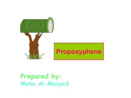 Propoxyphene